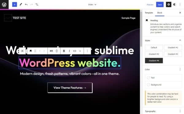 Bright Mode: новая блочная тема с яркими цветами, паттернами и кастомными блочными стилями