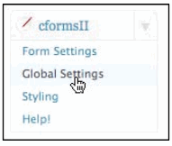 Создание регистрационной формы с помощью плагина Cforms II Создание регистрационной формы с помощью плагина Cforms II