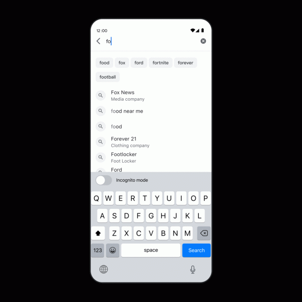 
            Google упростил поиск на iOS и улучшил поисковые подсказки
        