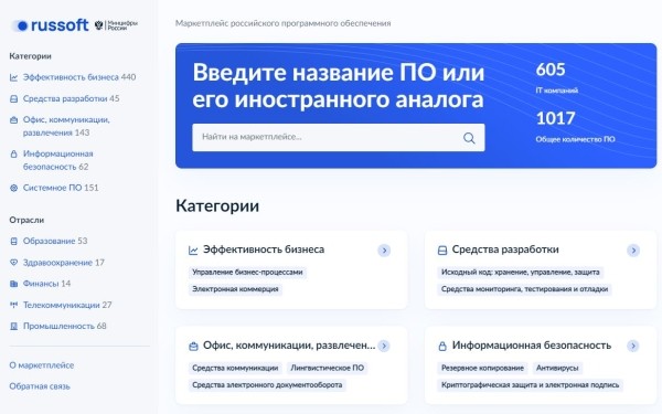 Минцифры запустило маркетплейс российского ПО – Russoft.ru Минцифры запустило маркетплейс российского ПО – Russoft.ru