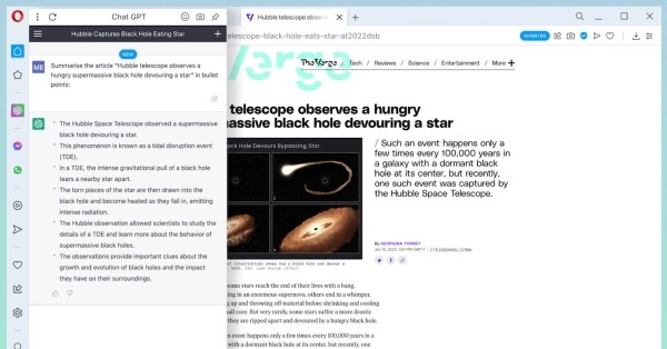 Браузер Opera интегрирует возможности Chat GPT
         
            Браузер Opera интегрирует возможности Chat GPT