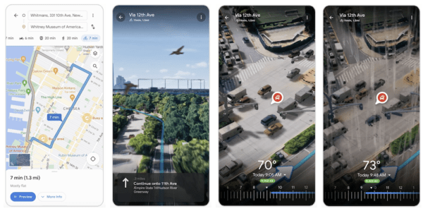 
            На картах Google появился просмотр маршрутов в иммерсивном режиме
        