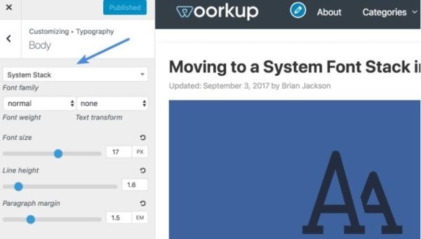 Переход к стеку системных шрифтов в WordPress (как и зачем) Переход к стеку системных шрифтов в WordPress (как и зачем)