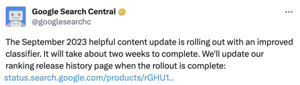 Google начал обновление системы определения полезности контента
         
            Google начал обновление системы определения полезности контента