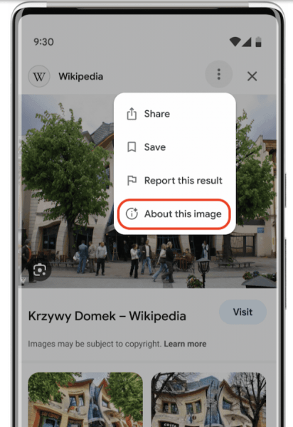 Google запустил инструмент для оценки визуального контента – «About this image»
         
            Google запустил инструмент для оценки визуального контента – «About this image»