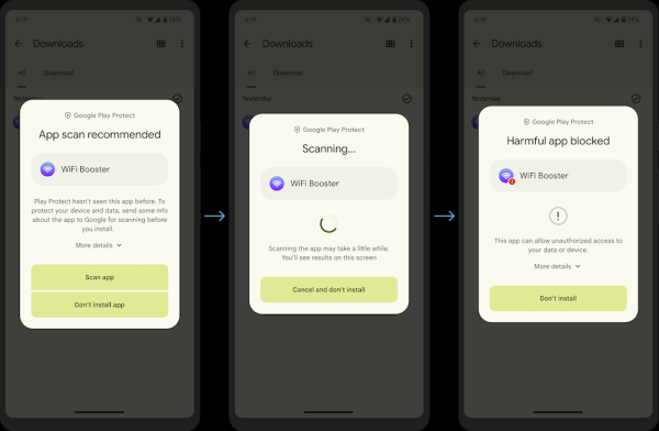 Google Play Protect будет проверять приложения на вирусы на этапе установки
         
            Google Play Protect будет проверять приложения на вирусы на этапе установки