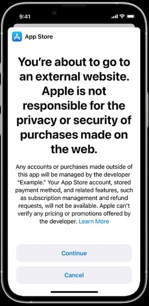 Apple позволила разработчикам размещать в приложениях ссылки на сторонние сайты
         
            Apple позволила разработчикам размещать в приложениях ссылки на сторонние сайты