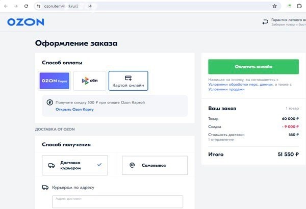 Ozon и F.A.C.C.T. назвали основные мошеннические схемы при онлайн-покупках